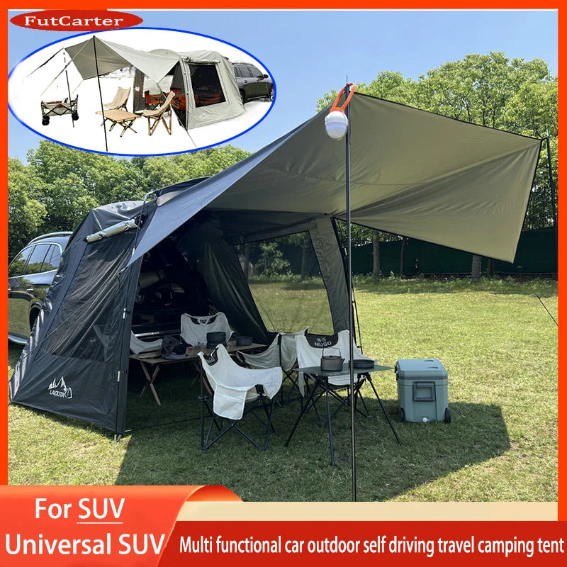 Outdoor SUV Car Camping tent Portable Waterproof Tent 3-4 people