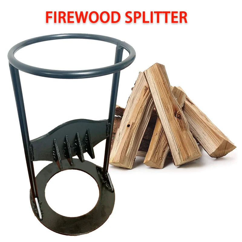 Splitter Wood Splitter Wood Splitting Wedge Manual Log Splitter Wedge Hatchet Handmade Cast Iron Kindling Firewood Splitter