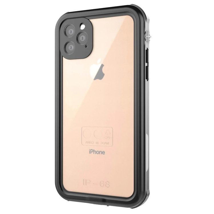 iPhone 12 5.4 Grey Black Waterproof Case