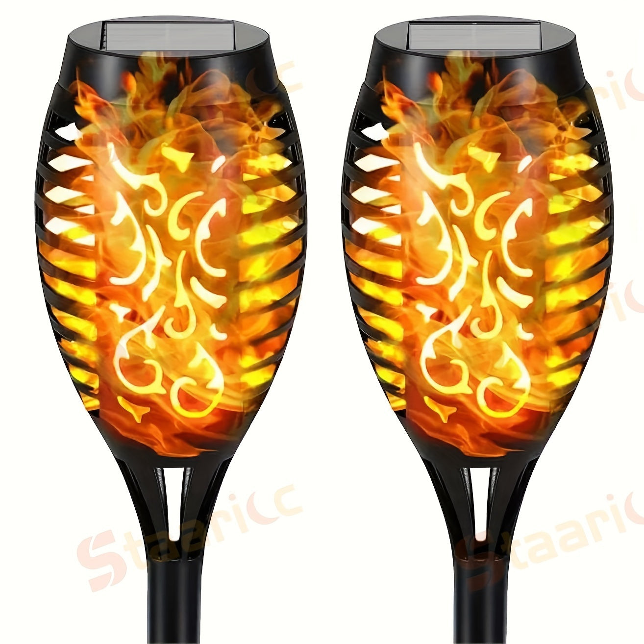 16/8/2/1pcs Solar Outdoor Lights, 12LED Solar Torch Lights, Solar Lamp Outdoor Flashing Flame Lamp, For Garden Decor Lighting, Mini Landscape Flame Lights For Yard Pathway Patio Pool Lawns Halloween Christmas Decoration