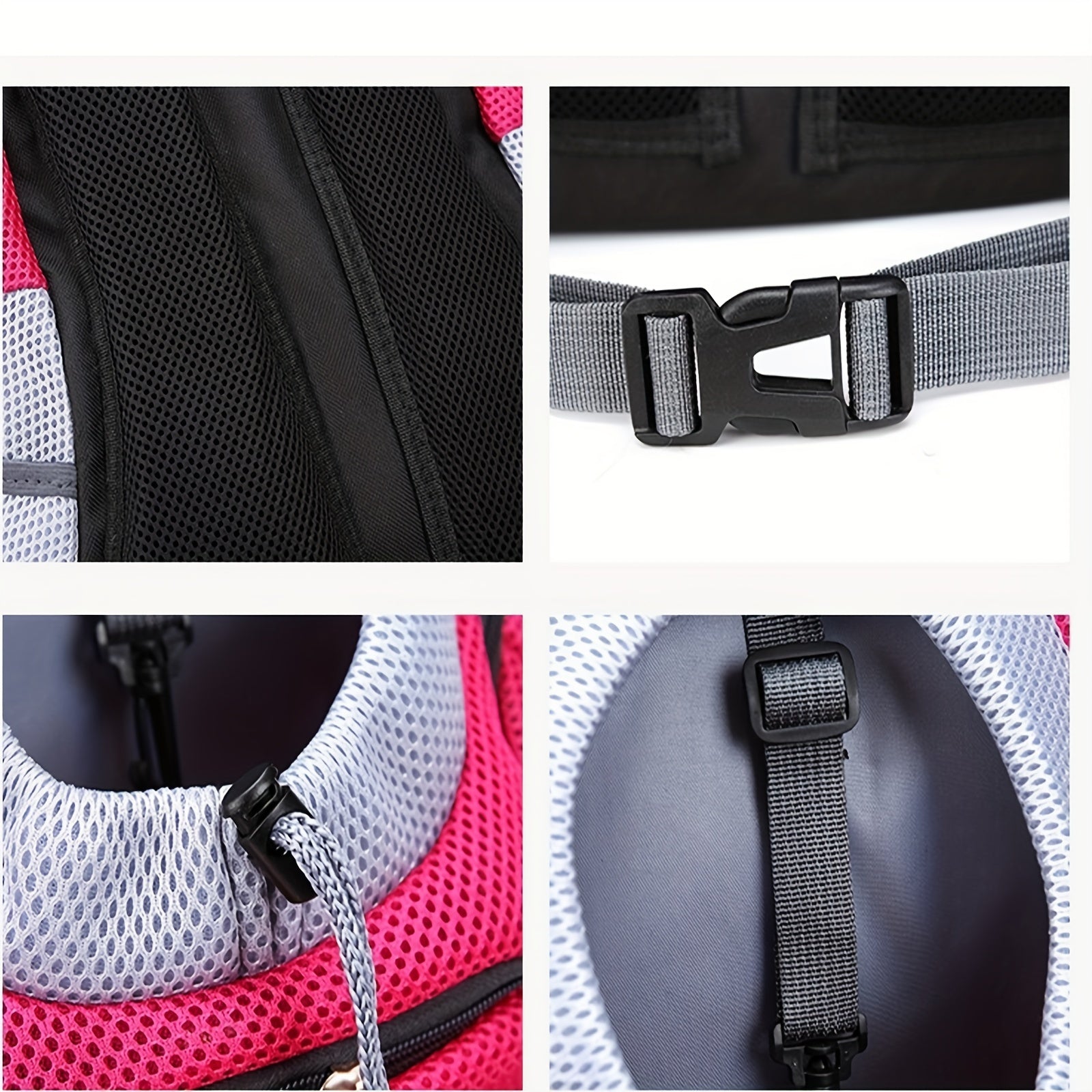 Portable Pet Pal Dog Carrier Backpack - Spacious Nylon Travel Bag with Zipper Closure for Hiking, Camping, and Outdoor Adventures - Comfortable, Ventilated, and Easy to Clean