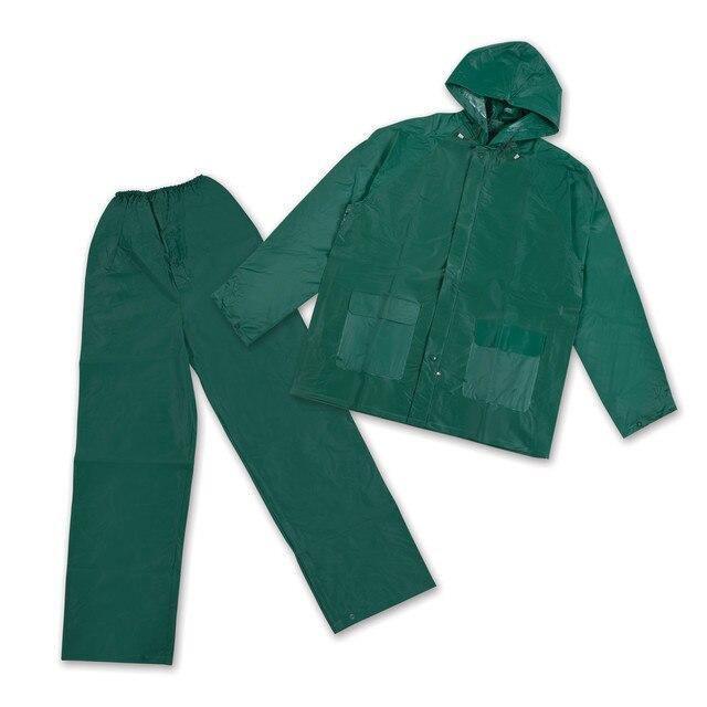 Stansport 2-Piece Laminated Industrail Rainsuit - Green