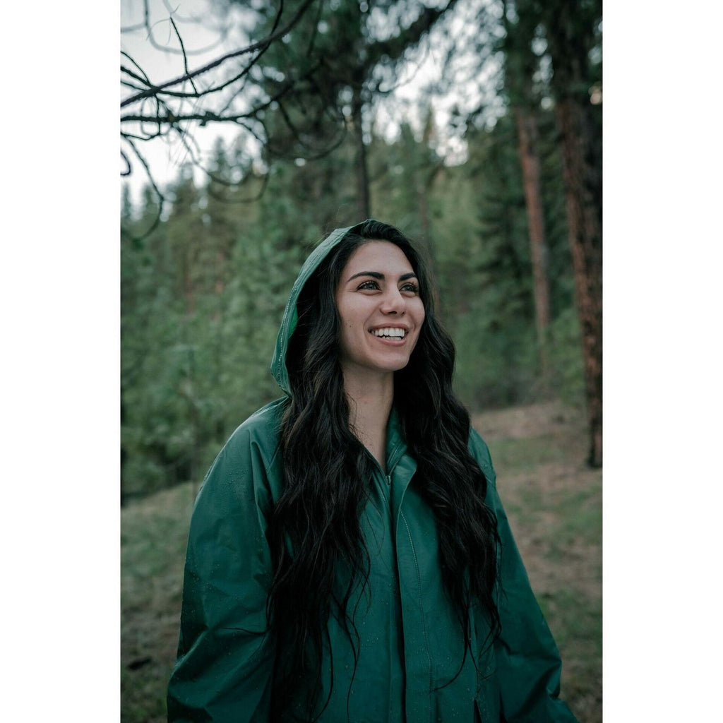 Stansport 2-Piece Laminated Industrail Rainsuit - Green